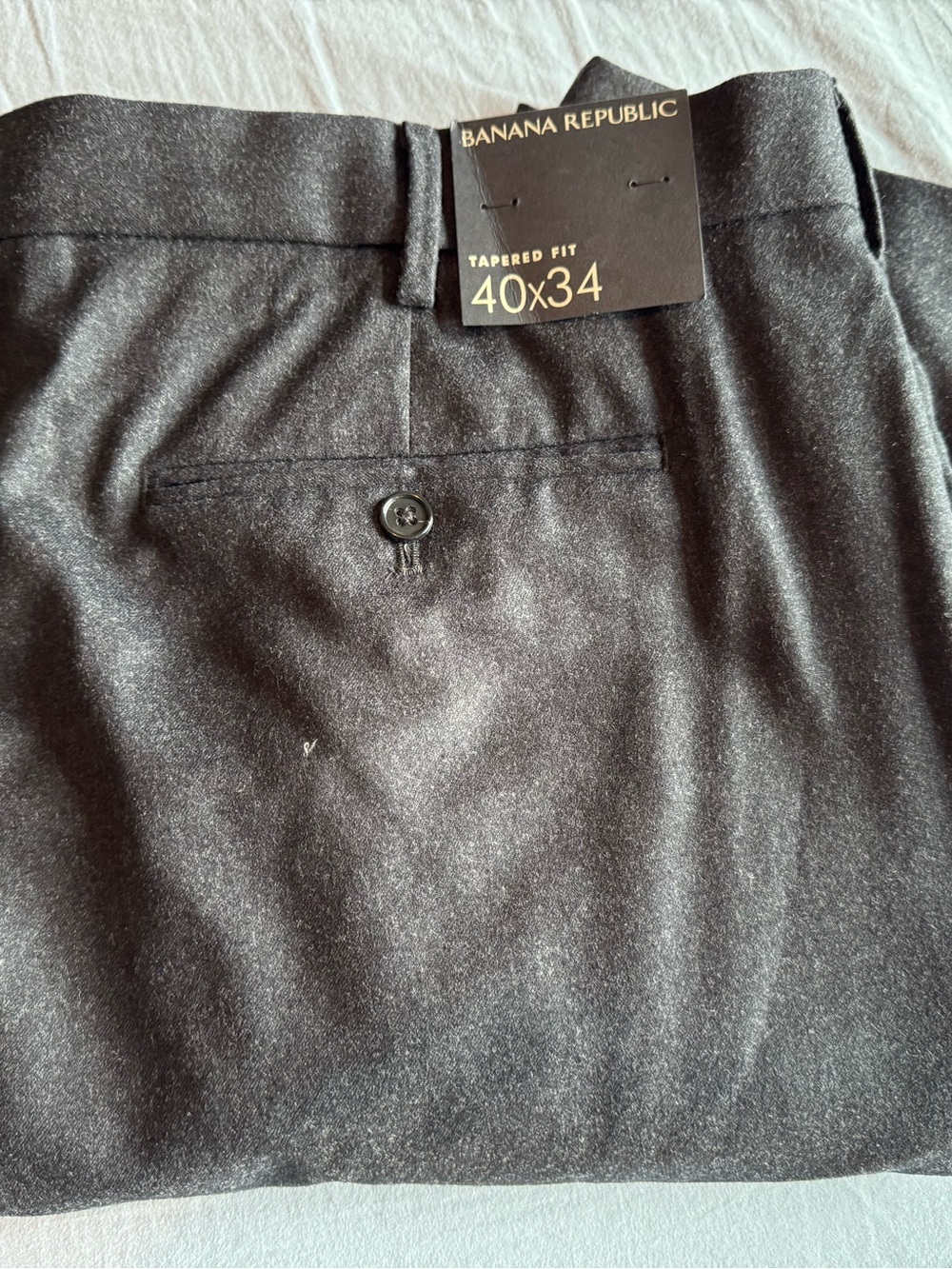 Banana Republic Wool Dress Pants Tapered Fit Men's 40x34